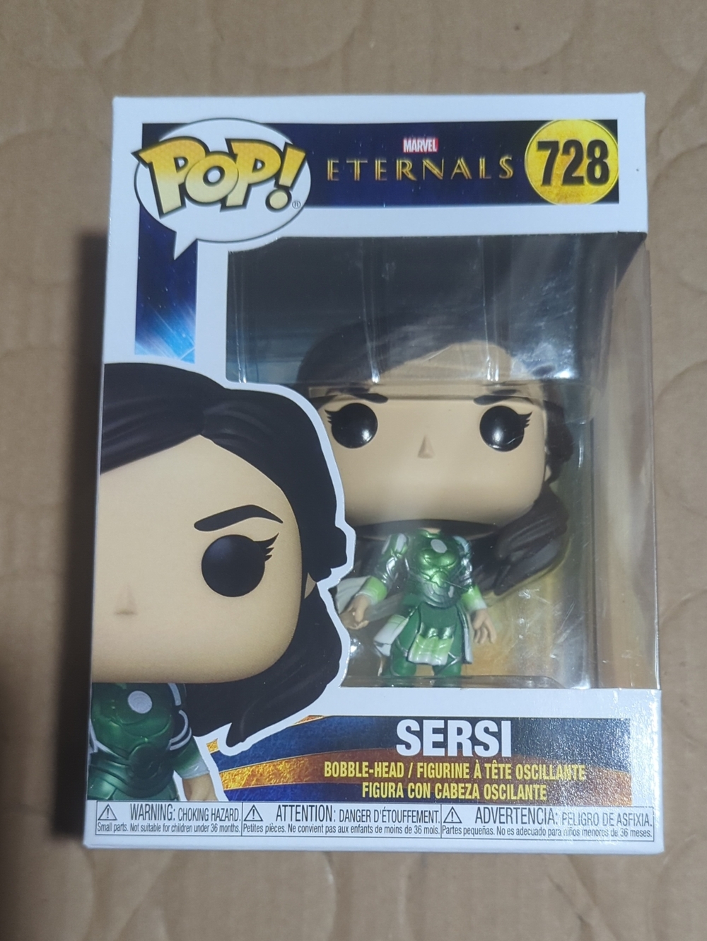Funko Pop! Sersi from the movie Marvel Eternals #728